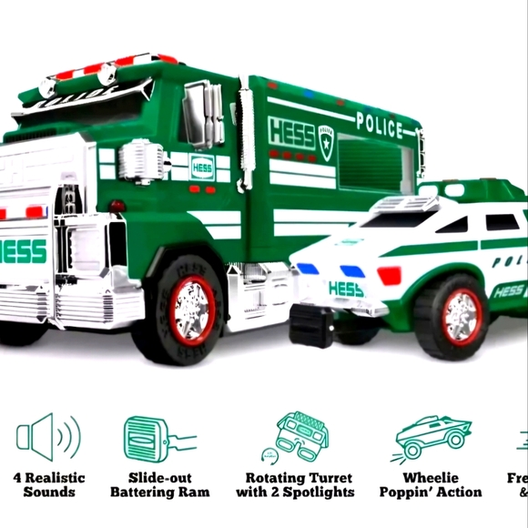 2023 Hess Police Truck And Cruiser Brand New In Box 60th Anniversary - Picture 4 of 7